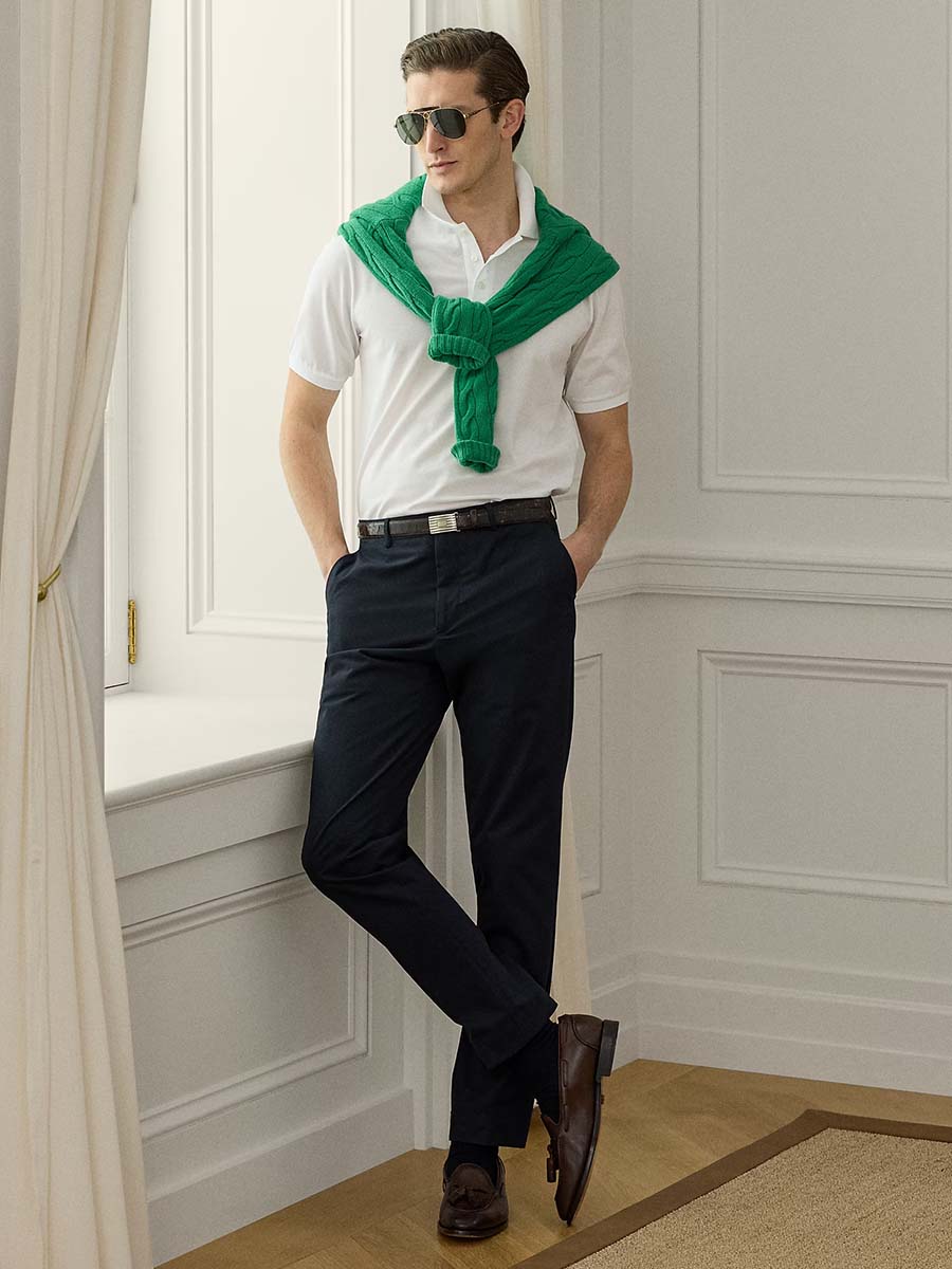 Custom Slim Fit Piqué Polo Shirt 4