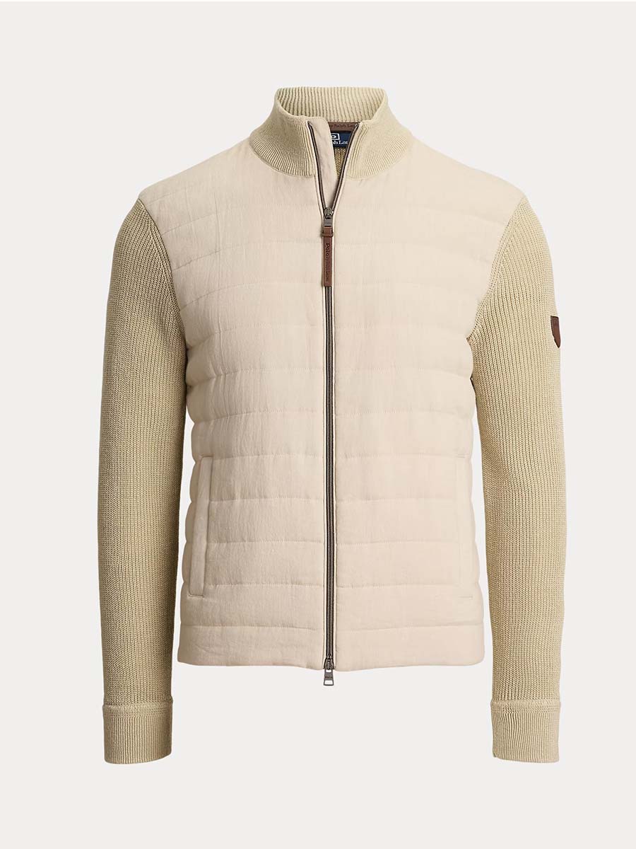 Hybrid Linen Full-Zip Sweater 4