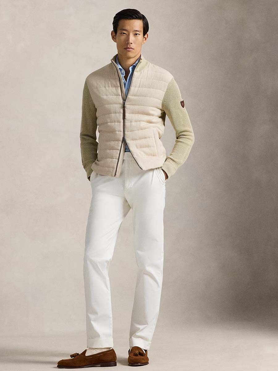 Hybrid Linen Full-Zip Sweater 2
