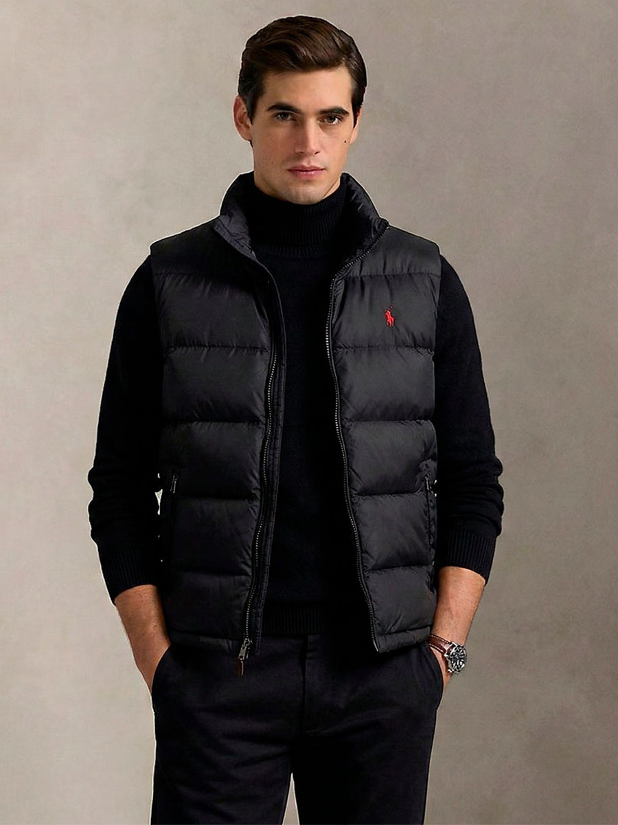 Padded Gilet & Roll Neck Sweater Set - Image 3